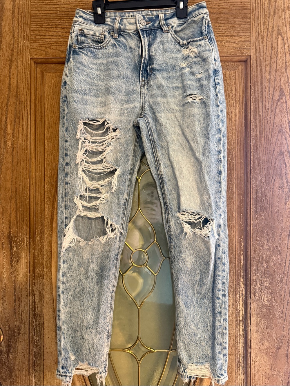 American Eagle Mom Jeans Comfort Stretch Waistband Size 2